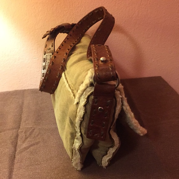 Classic Missoni small suede / leather trim bag. - Picture 4 of 4